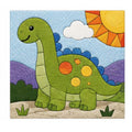 Children’s Fun Fabric Mosaic Patterns | Kinusaiga Craft Board | Nursery Wall Art | 20cm Square | Beginner Fabric Craft