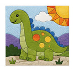 Children’s Fun Fabric Mosaic Patterns | Kinusaiga Craft Board | Nursery Wall Art | 20cm Square | Beginner Fabric Craft