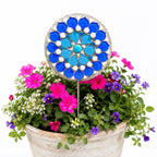 Jaipur Blue Flower Pop Mosaic Kit – DIY Garden Mosaic Craft Kit for Beginners