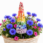Colour Cascade Mosaic Flower Pop Kit – DIY Mosaic Craft Kit for Beginners