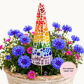 Colour Cascade Mosaic Flower Pop Kit – DIY Mosaic Craft Kit for Beginners