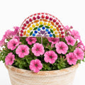 Little Rainbow Flower Pop Mosaic Kit – DIY Garden Mosaic Craft Kit for Beginners