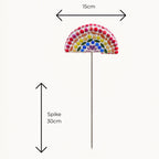 Little Rainbow Flower Pop Mosaic Kit – DIY Garden Mosaic Craft Kit for Beginners