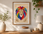 Fabric Mosaic Kit | Kinusaiga Inspired Magestic, Beginner Friendly | Includes Fabrics and Frame