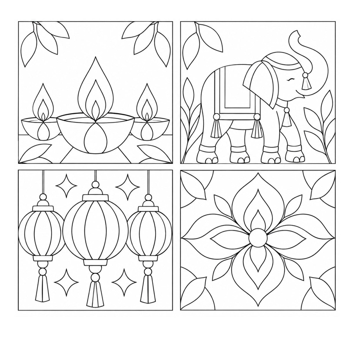 Eid Kinusaiga Patterns | Eid Kinusaiga Craft Kit & Patterns – Fabric Art, Eid Decorations, Islamic Craft | Fabric Art | PDF or Foam Board