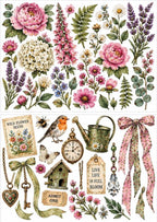 Collage Art Kit | Create Your Own Poster | Blooming Marvellous Wellington Boots | Perfect Gift Idea