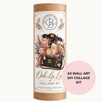 Collage Art Kit | Create Your Own Poster | Ooh La La French Handbag | Perfect Gift Idea