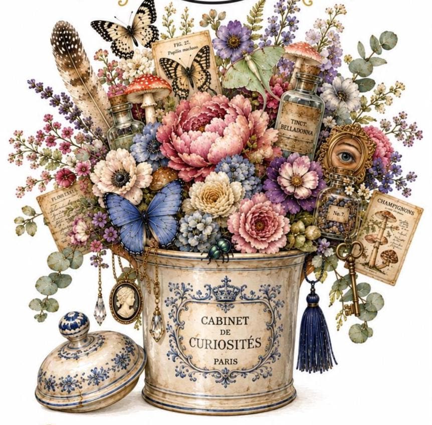 Collage Art Kit | Create Your Own Poster | Courious and Couriouser | Perfect Gift Idea
