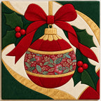 Kinusaiga Fabric Mosaic Christmas Kits Bulk Buy | Christmas Craft Kit for Adults | Festive Wall Art | Beginners No Sew Craft Gift