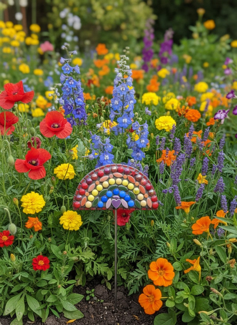 Sip and Stick - Mosaic Ceramic Flower Pops Workshop