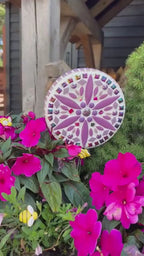 Lavender Dreams Flower Pop Mosaic Kit – DIY Garden Mosaic Craft Kit for Beginners
